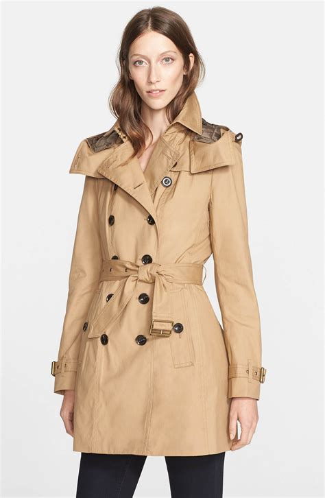 burberry brit trench coat women's